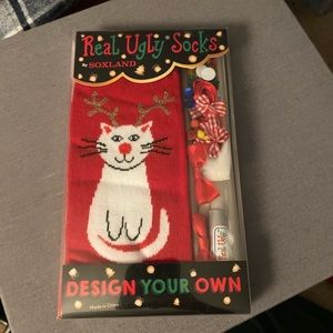 Cat socks you can decorate